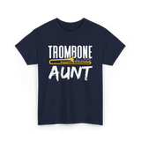 Trombone Music Instrument Trombonist T-Shirt - Navy