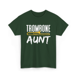 Trombone Music Instrument Trombonist T-Shirt - Forest Green