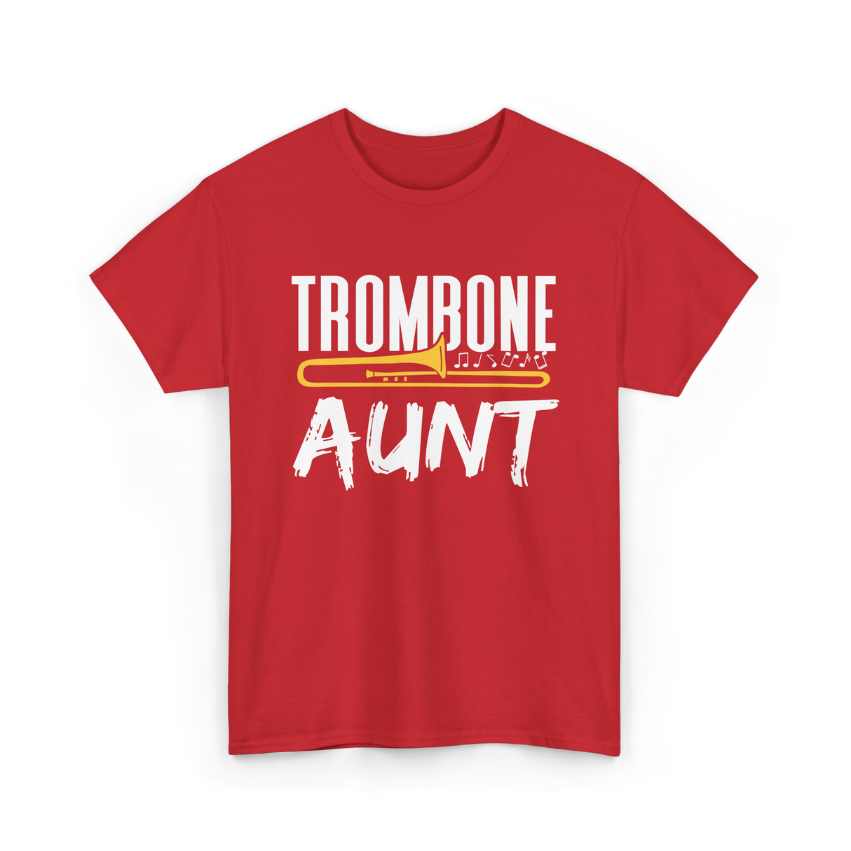 Trombone Music Instrument Trombonist T-Shirt - Red