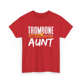 Trombone Music Instrument Trombonist T-Shirt - Red