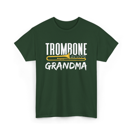 Trombone Player Trombone Musician T-Shirt - Forest Green