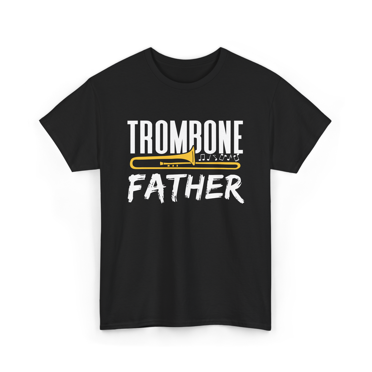 Trombone Player Trombonist Musician T-Shirt - Black