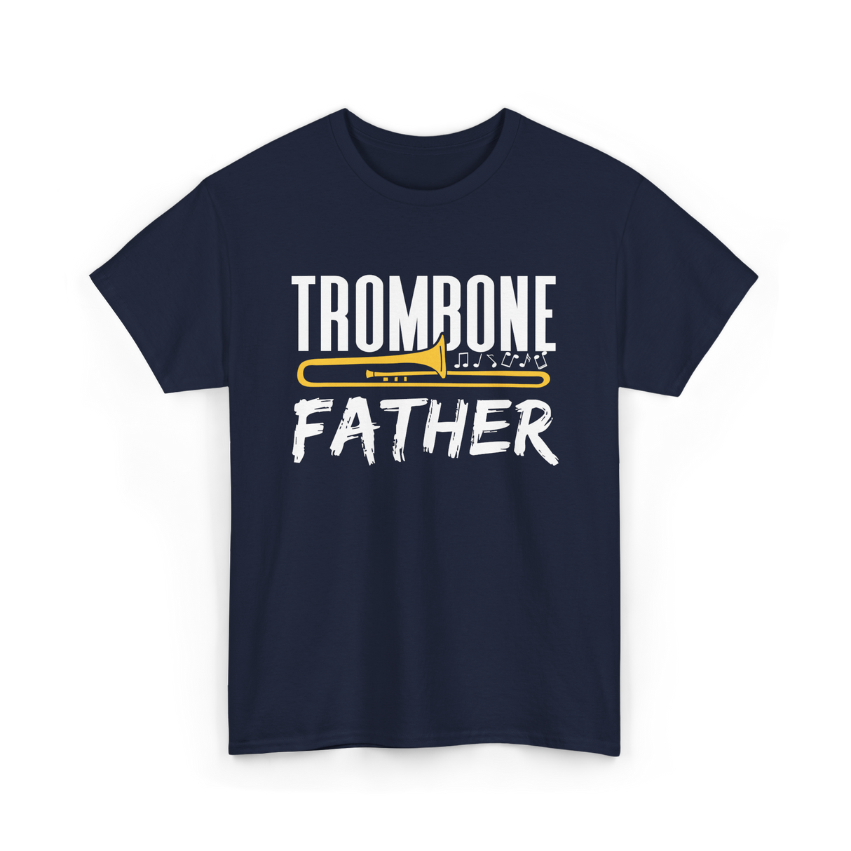 Trombone Player Trombonist Musician T-Shirt - Navy