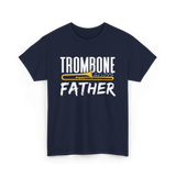 Trombone Player Trombonist Musician T-Shirt - Navy