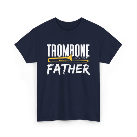 Trombone Player Trombonist Musician T-Shirt - Navy