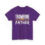 Trombone Player Trombonist Musician T-Shirt - Purple