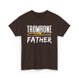 Trombone Player Trombonist Musician T-Shirt - Dark Chocolate