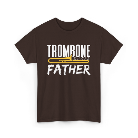 Trombone Player Trombonist Musician T-Shirt - Dark Chocolate