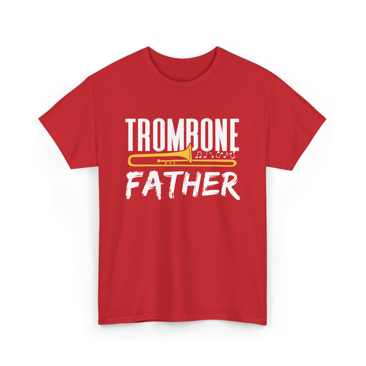 Trombone Player Trombonist Musician T-Shirt - Red