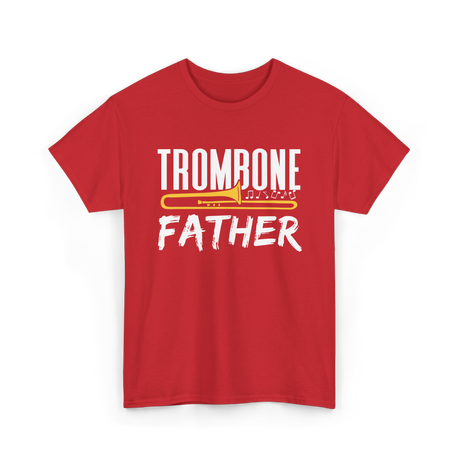 Trombone Player Trombonist Musician T-Shirt - Red