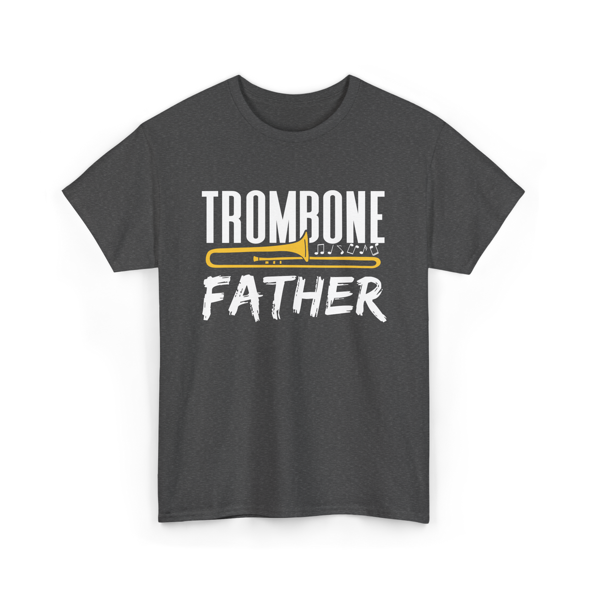 Trombone Player Trombonist Musician T-Shirt - Dark Heather