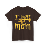 Trumpet Mom Musician Mother T-Shirt - Dark Chocolate