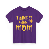 Trumpet Mom Musician Mother T-Shirt - Purple