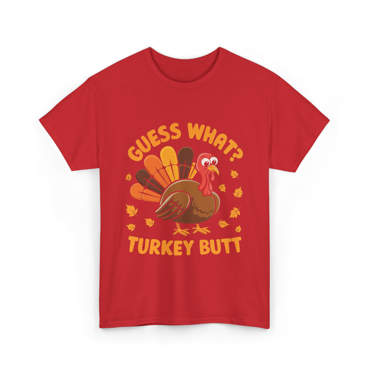 Turkey Butt Turkey T-Shirt - Red