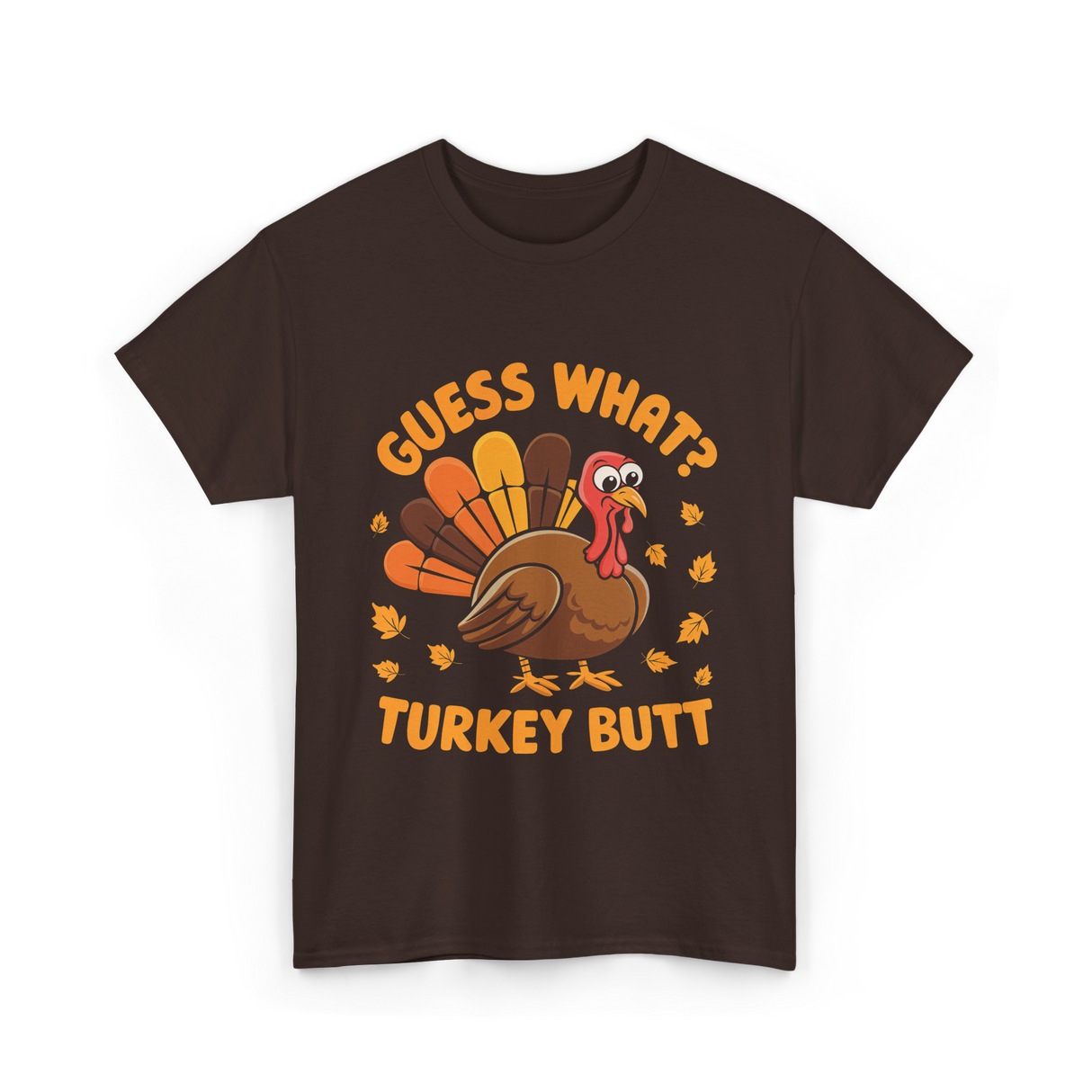 Turkey Butt Turkey T-Shirt - Dark Chocolate