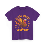 Turkey Butt Turkey T-Shirt - Purple