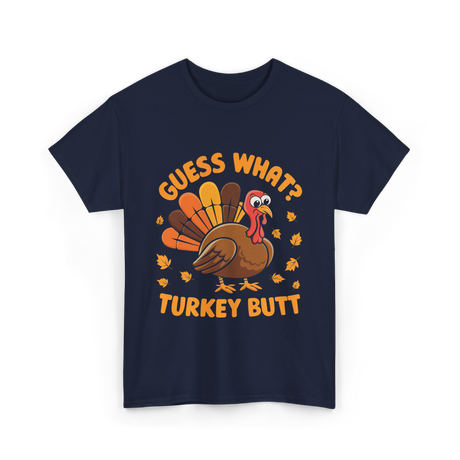 Turkey Butt Turkey T-Shirt - Navy