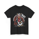 Turkey Moo Turkey Cow T-Shirt - Black