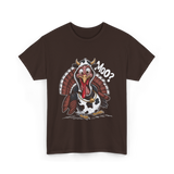 Turkey Moo Turkey Cow T-Shirt - Dark Chocolate