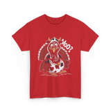 Turkey Moo Turkey Cow T-Shirt - Red