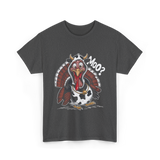 Turkey Moo Turkey Cow T-Shirt - Dark Heather