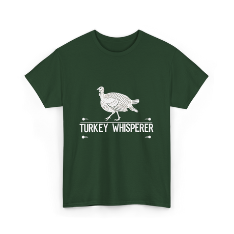 Turkey Whisperer Turkey Hunting T-Shirt - Forest Green