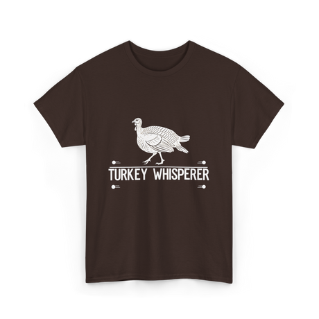 Turkey Whisperer Turkey Hunting T-Shirt - Dark Chocolate