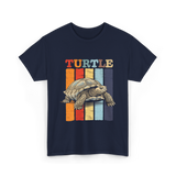 Turtle Retro Turtle T-Shirt - Navy