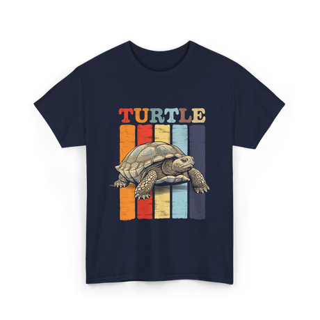 Turtle Retro Turtle T-Shirt - Navy