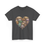 Turtles Heart Ocean Animals T-Shirt - Dark Heather