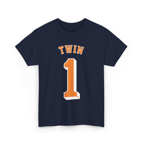 Twin 1 Twin Shirt Matching T-Shirt - Navy