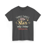 Twinkle Twinkle Little Star Gender Reveal T-Shirt - Dark Heather