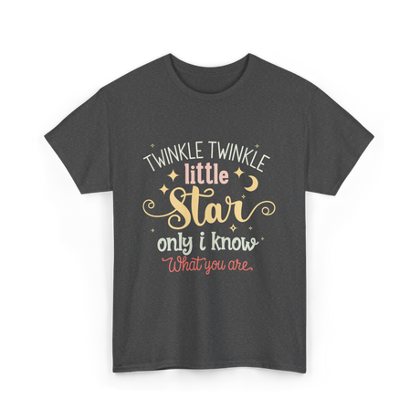 Twinkle Twinkle Little Star Gender Reveal T-Shirt - Dark Heather