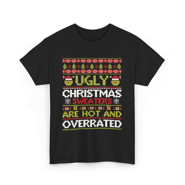 Ugly Christmas Sweaters Sweater T-Shirt - Black