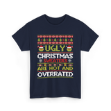 Ugly Christmas Sweaters Sweater T-Shirt - Navy