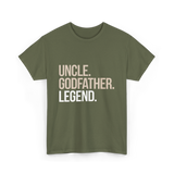 Uncle Godfather Legend Godfather T-Shirt - Military Green