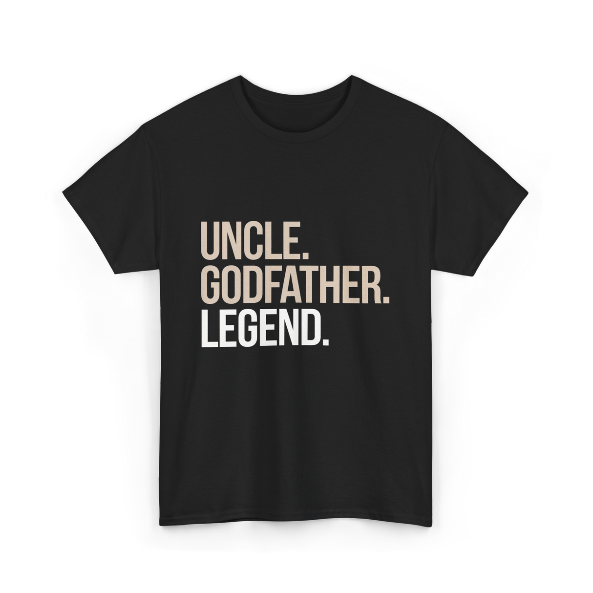 Uncle Godfather Legend Godfather T-Shirt - Black