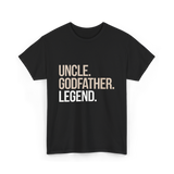 Uncle Godfather Legend Godfather T-Shirt - Black