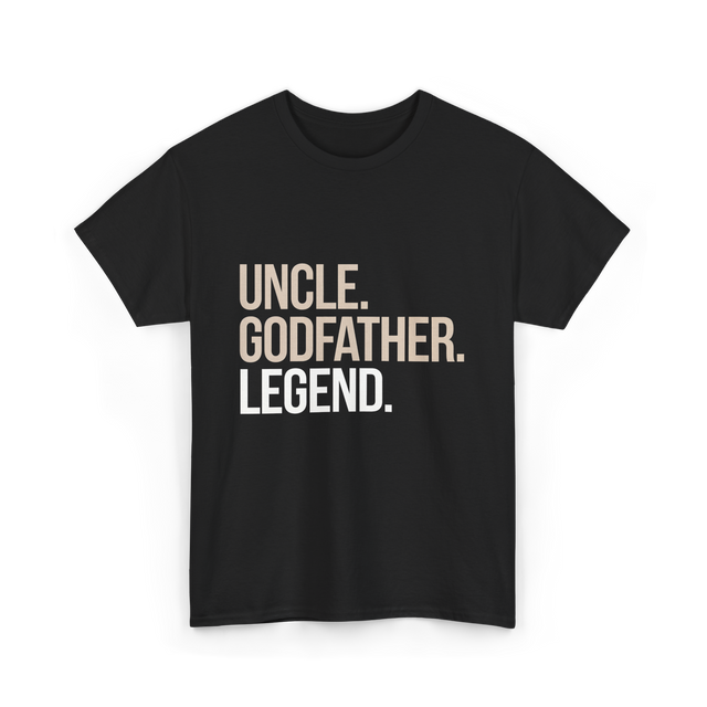 Uncle Godfather Legend Godfather T-Shirt - Black