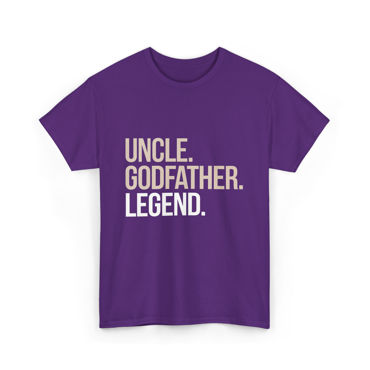 Uncle Godfather Legend Godfather T-Shirt - Purple