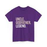 Uncle Godfather Legend Godfather T-Shirt - Purple