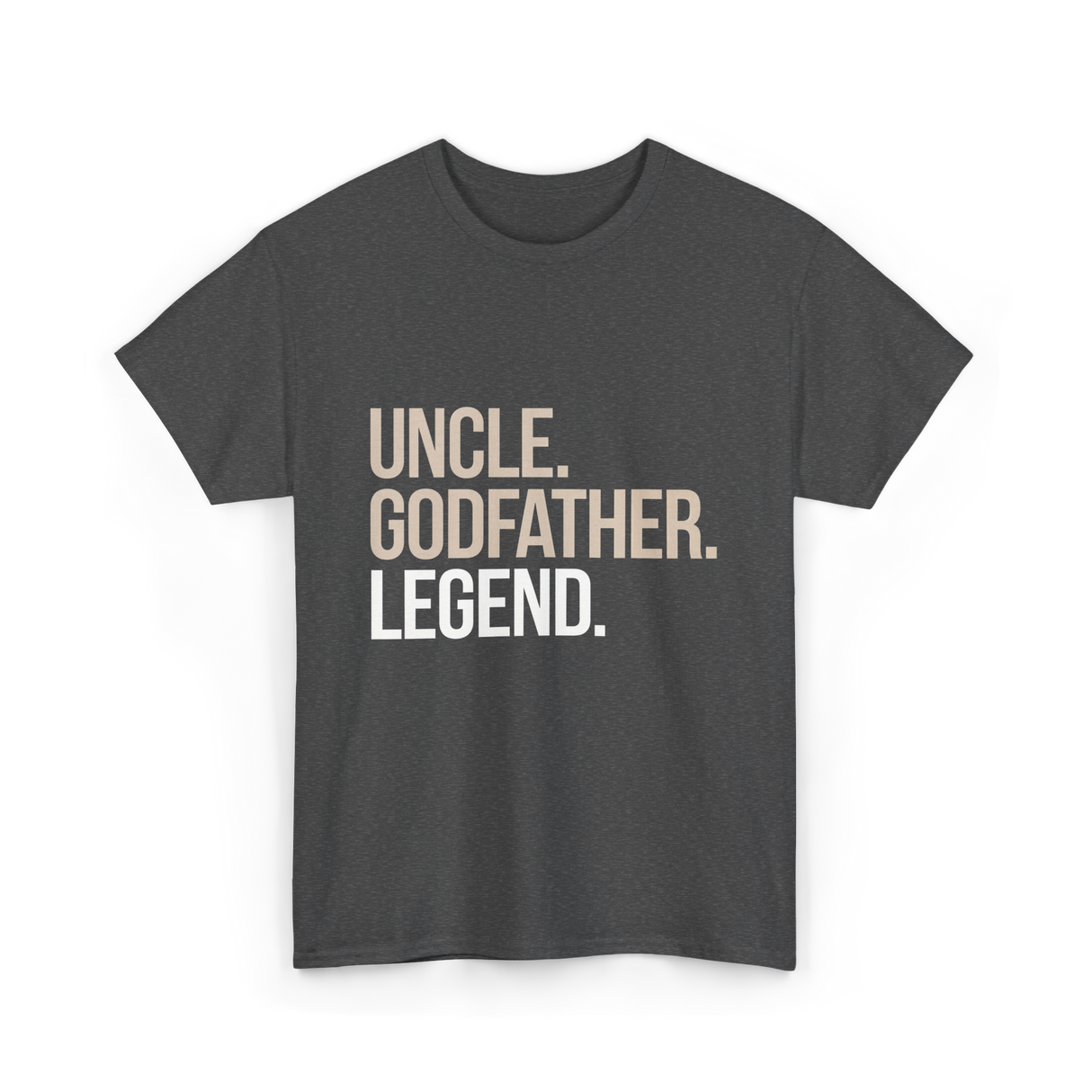 Uncle Godfather Legend Godfather T-Shirt - Dark Heather