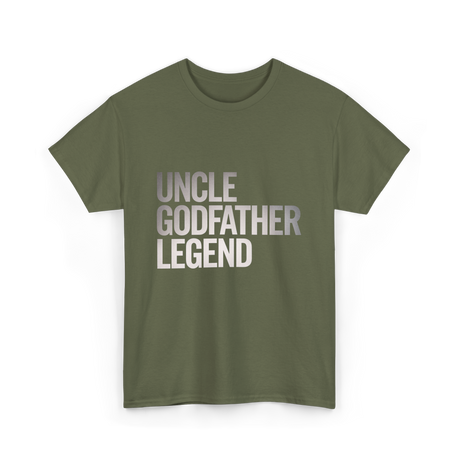 Uncle Godfather Legend Godfather T-Shirt - Military Green