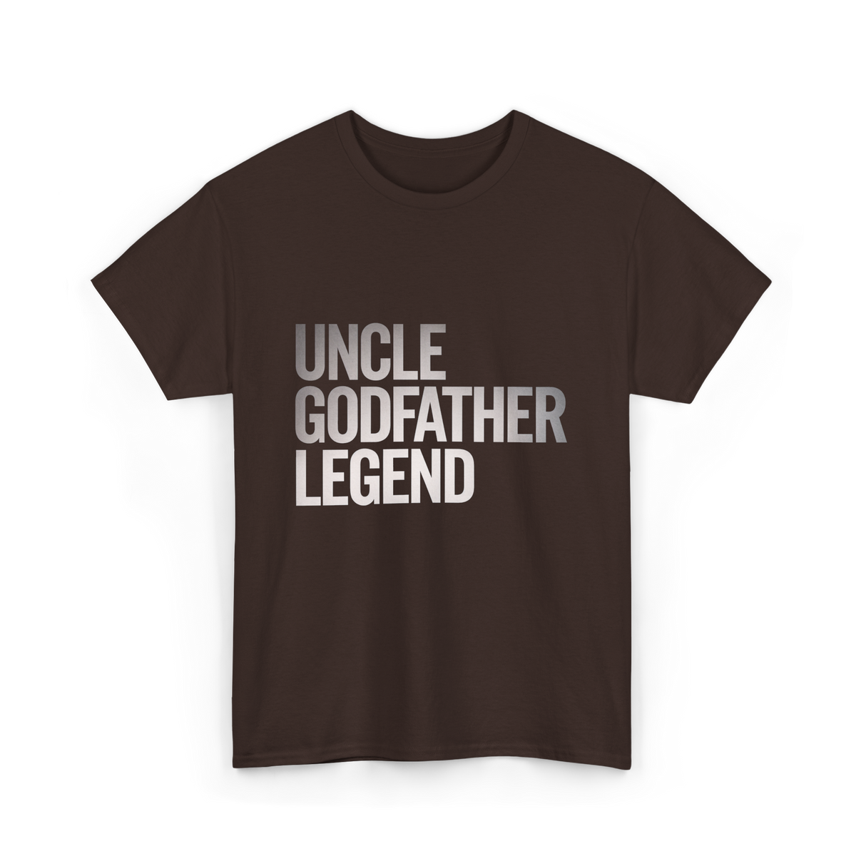 Uncle Godfather Legend Godfather T-Shirt - Dark Chocolate