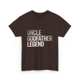 Uncle Godfather Legend Godfather T-Shirt - Dark Chocolate