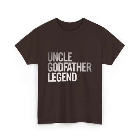 Uncle Godfather Legend Godfather T-Shirt - Dark Chocolate