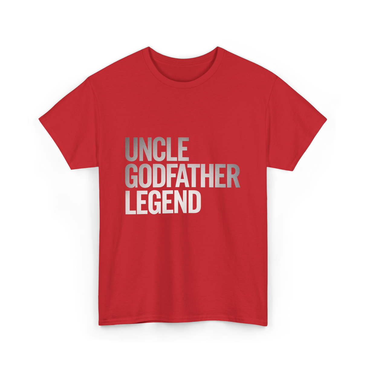 Uncle Godfather Legend Godfather T-Shirt - Red