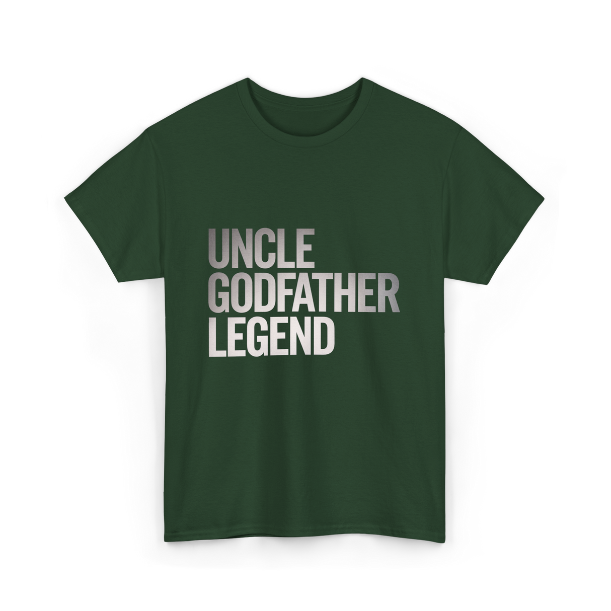 Uncle Godfather Legend Godfather T-Shirt - Forest Green