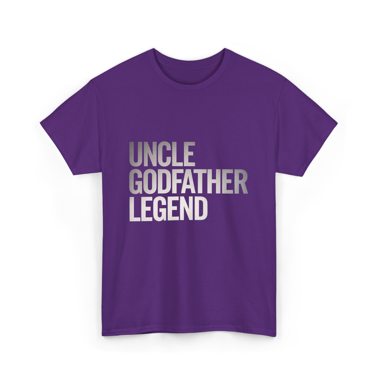 Uncle Godfather Legend Godfather T-Shirt - Purple