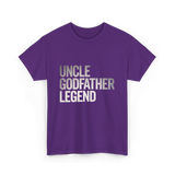 Uncle Godfather Legend Godfather T-Shirt - Purple